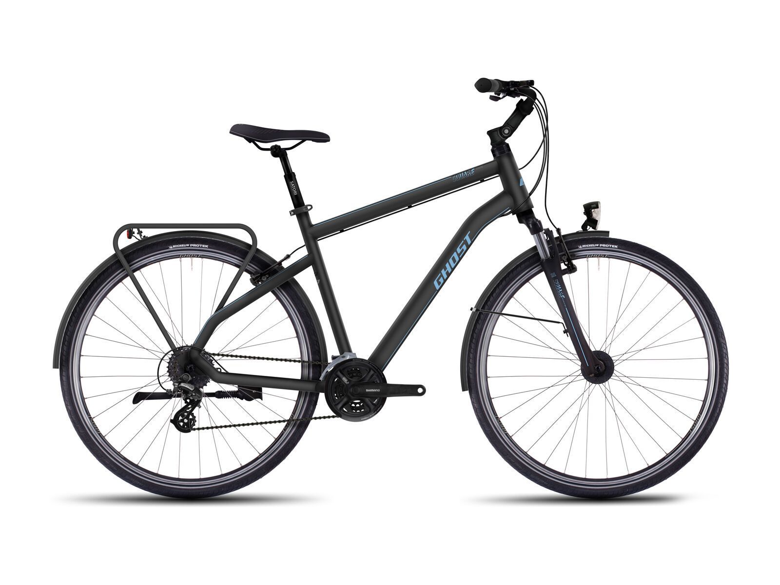 Ghost Square Trekking 1, black/lightblue - Bild 1