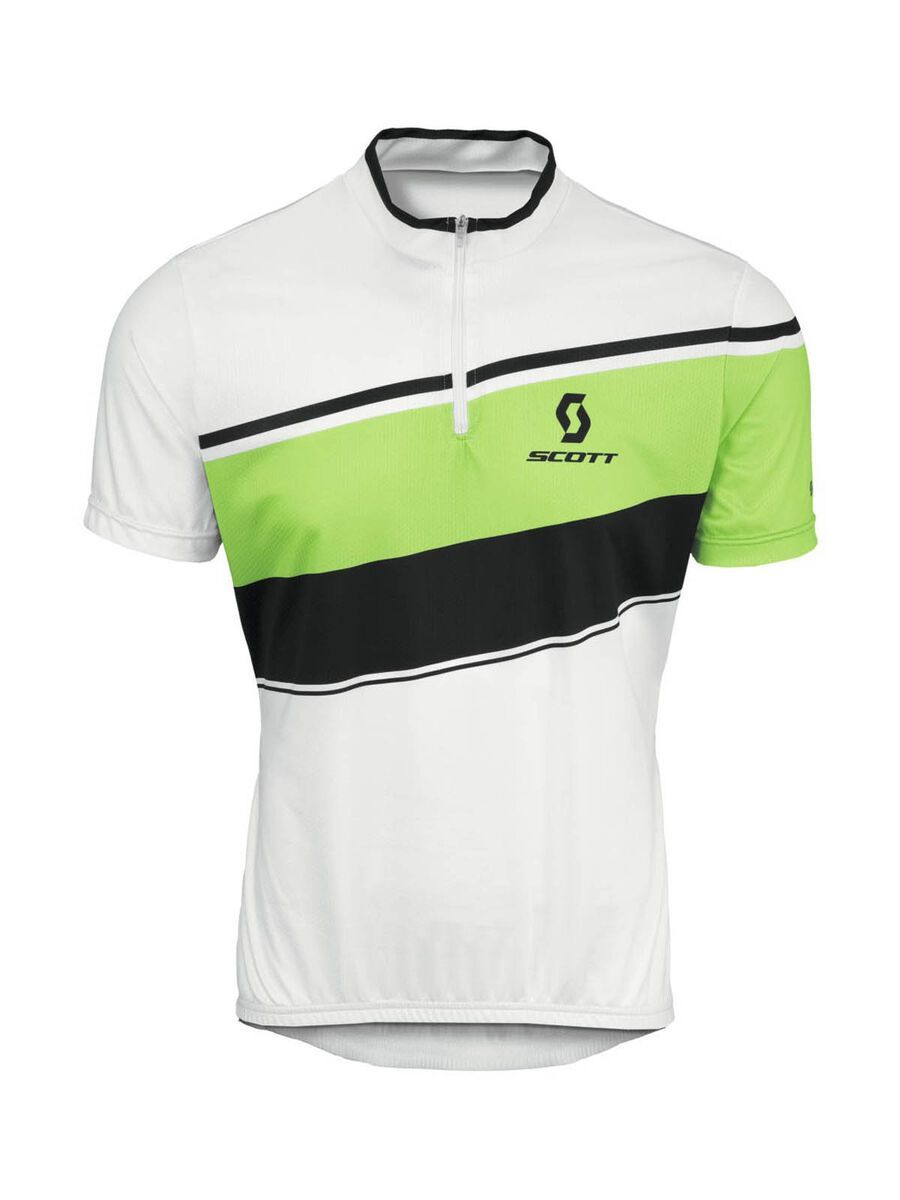 Scott Shirt Classic s/sl, white/green - Bild 1