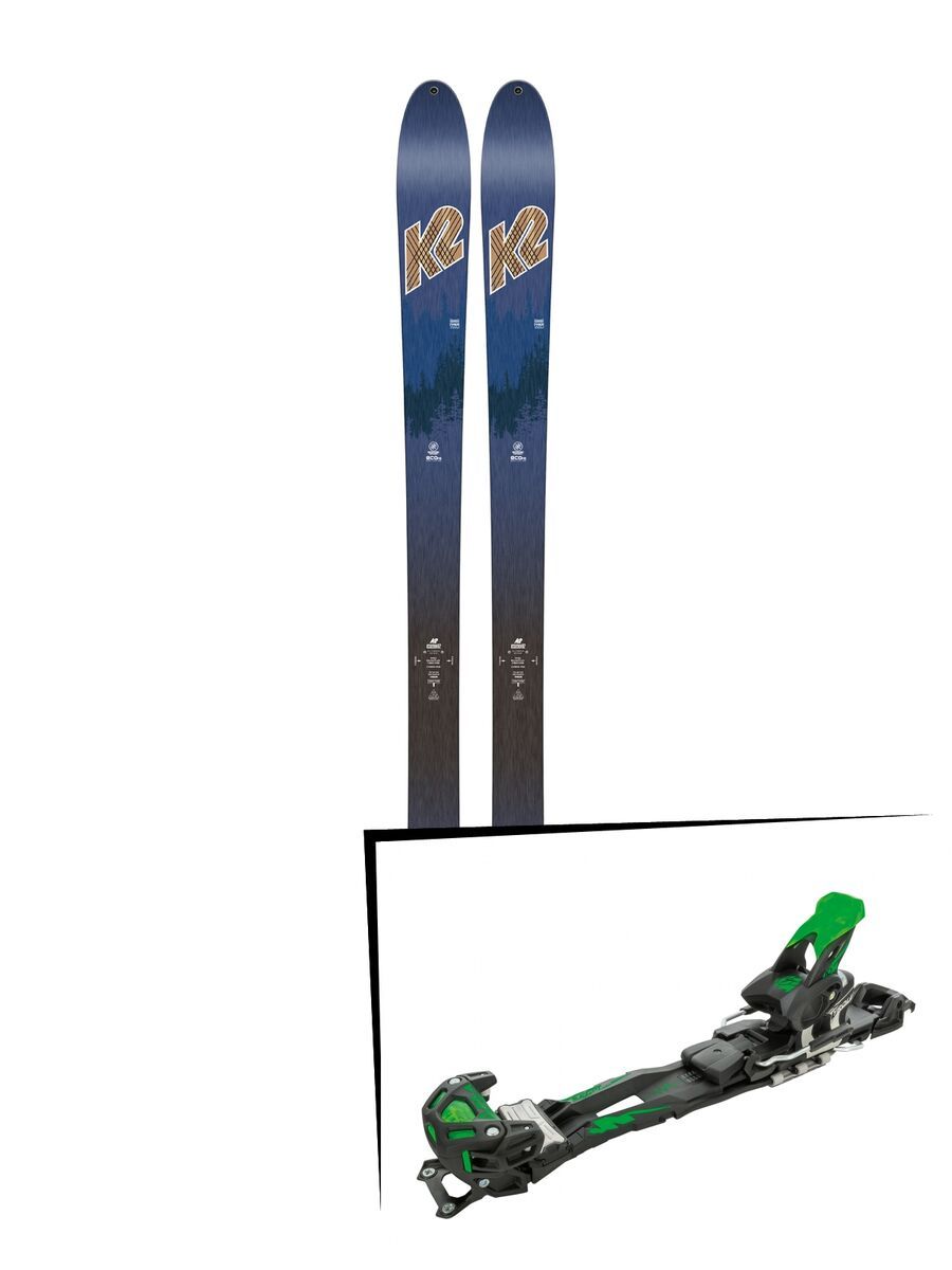 Set: K2 SKI Wayback 82 ECOre 2018 + Tyrolia Adrenalin 16 solid black flash green - Bild 1