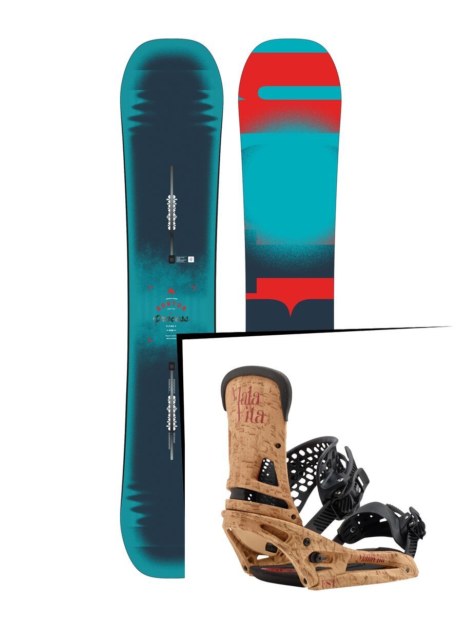 Set: Burton Process Flying V 2017 +  Malavita EST (1712867S) - Bild 1