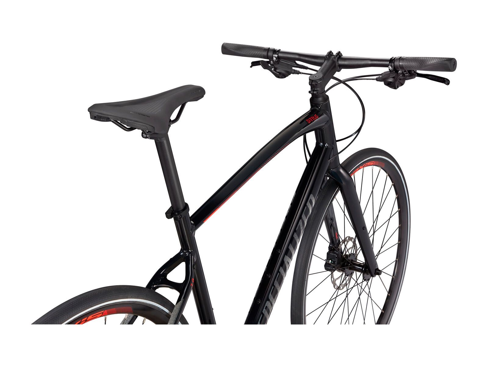 Specialized Sirrus 3.0, gloss cast black/rocket red/satin black reflective - Bild 6