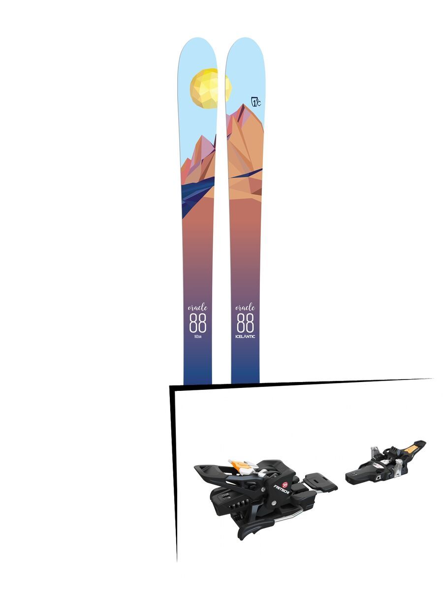 Set: Icelantic Oracle 88 2018 + Fritschi Tecton 12 - Bild 1