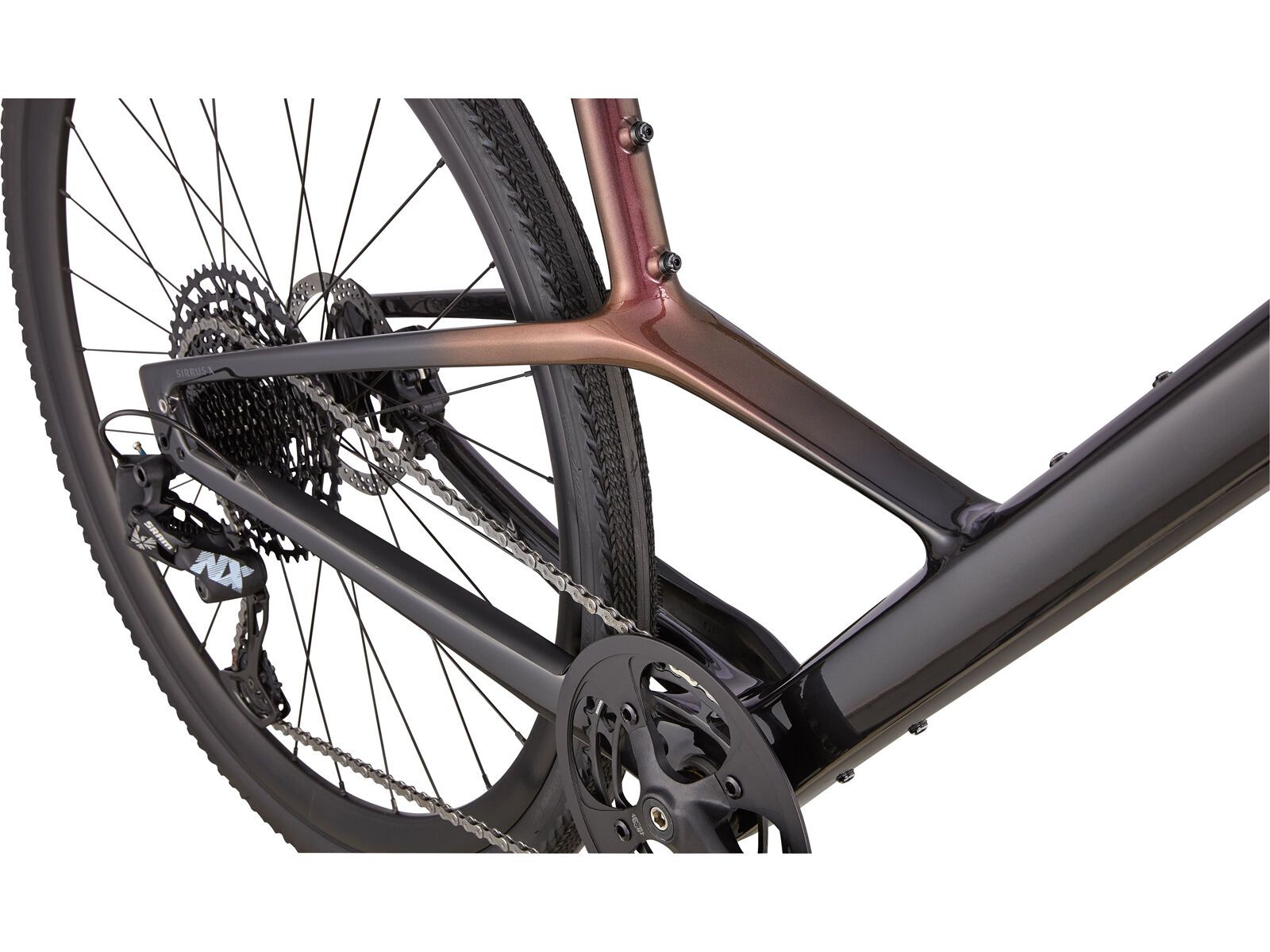 Specialized Sirrus X 5.0, carbon/red pearl/black reflective - Bild 6