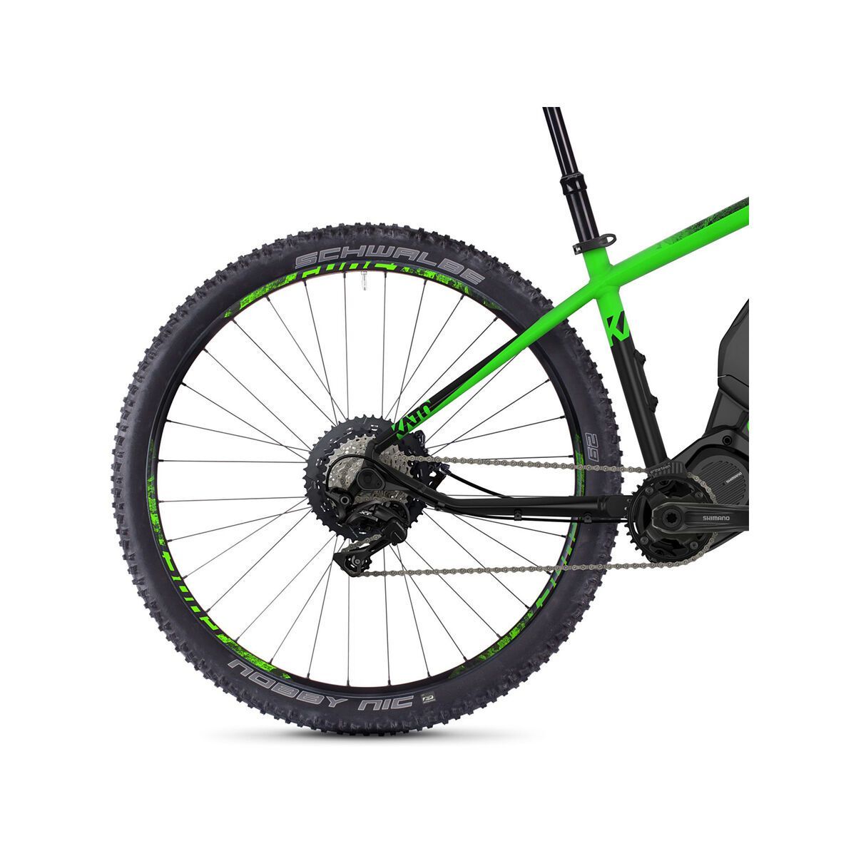 Ghost Hybride Kato S4.9 AL, neon green/night black - Bild 4