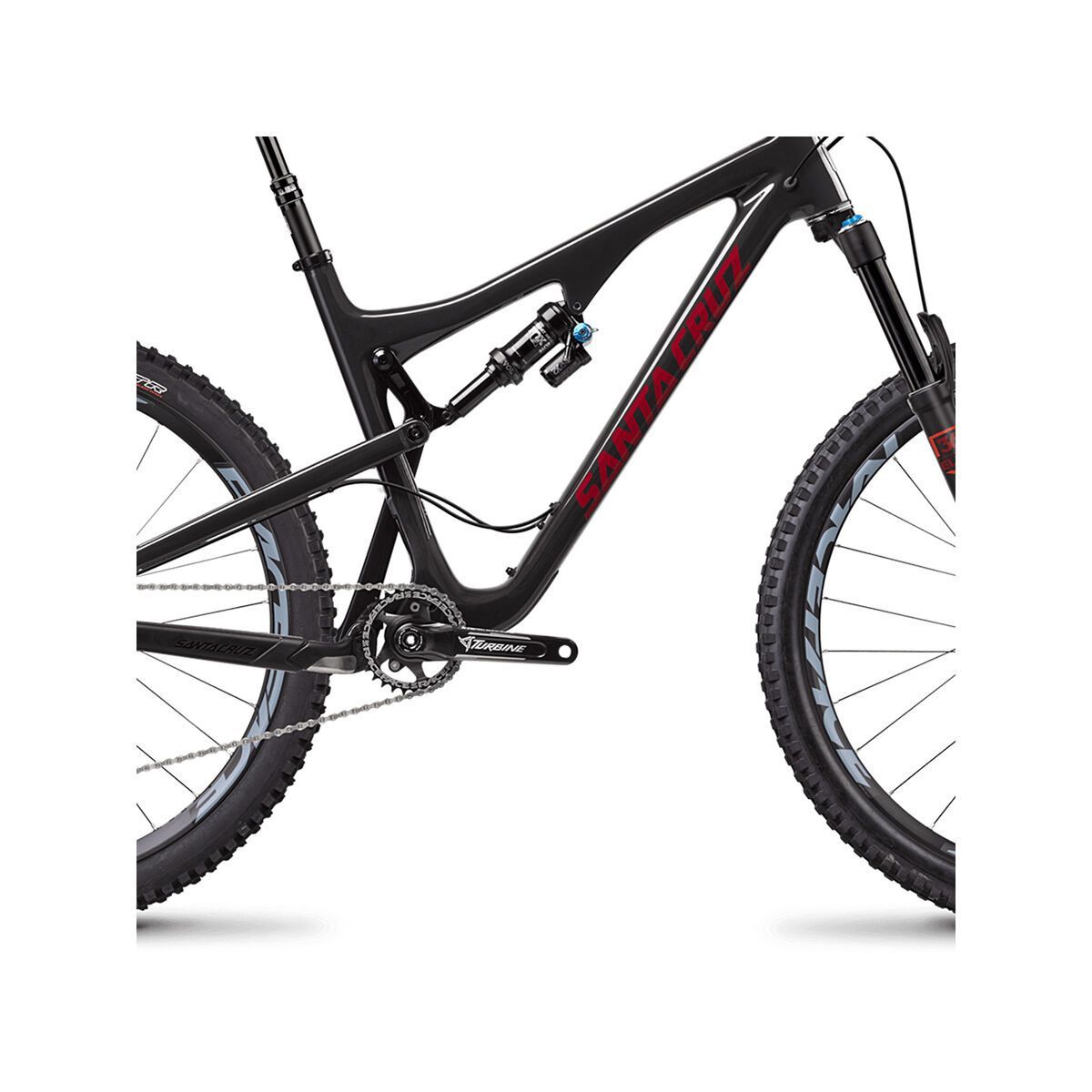 Santa Cruz Bronson C XE, gloss carbon and sriracha - Bild 4