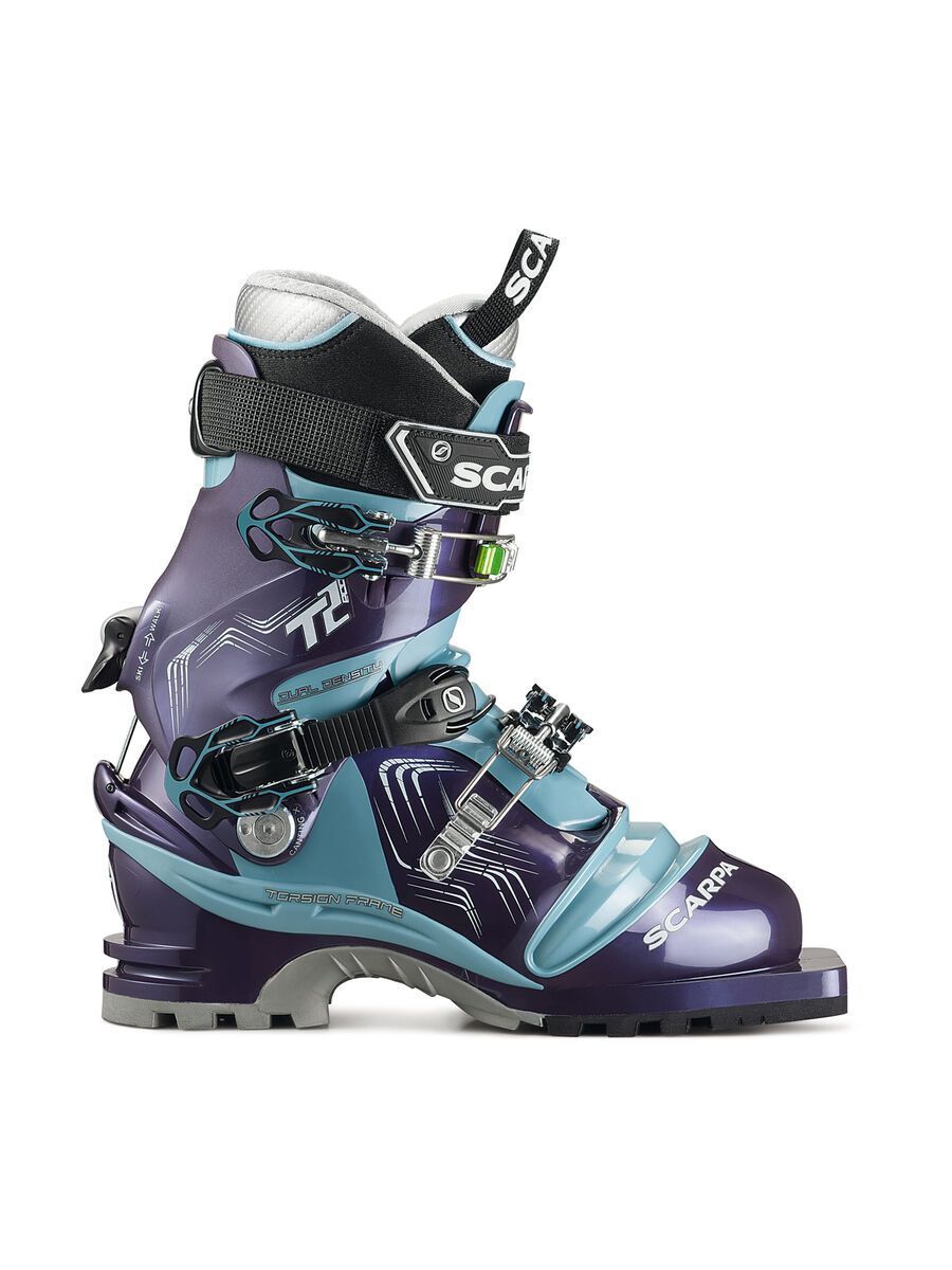 Scarpa T2 Eco Wmn, bourgogne/polar blue - Bild 1