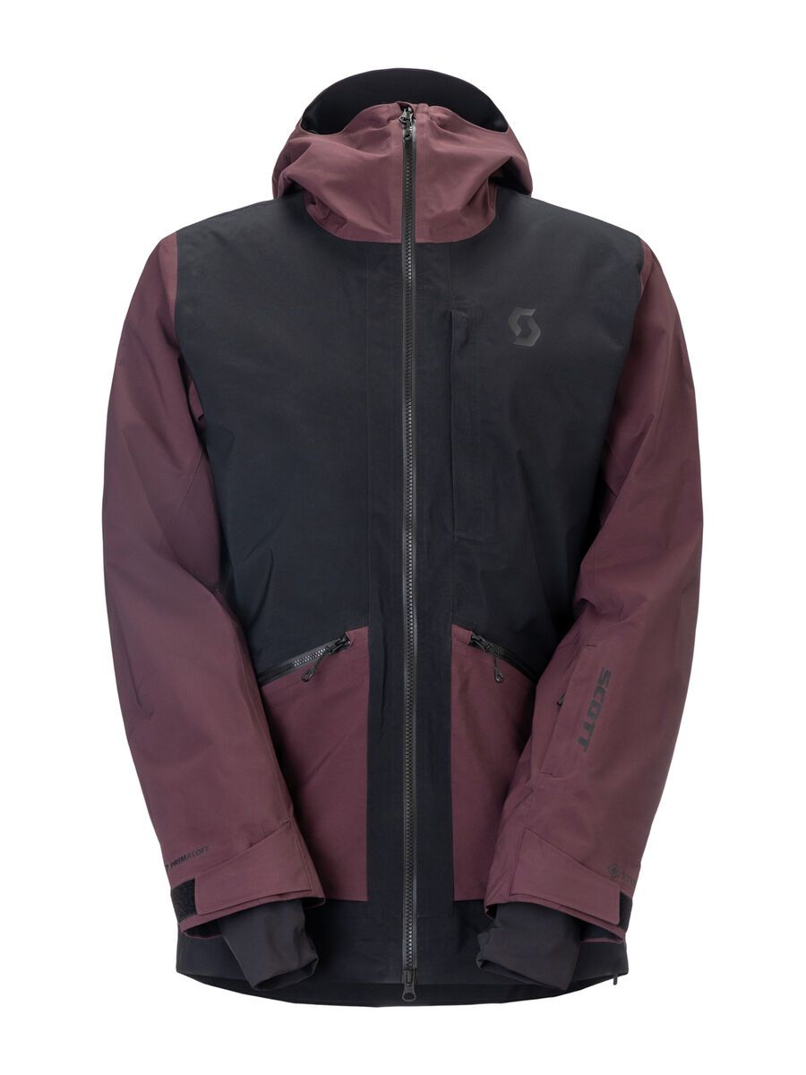 Scott Vertic Gore-Tex 2 Layer Primaloft Men's Jacket, black/cocoa red - Bild 1