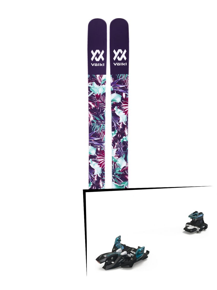 Set: Völkl Bash 116 W 2018 + Marker Alpinist 9 black/turquoise - Bild 1