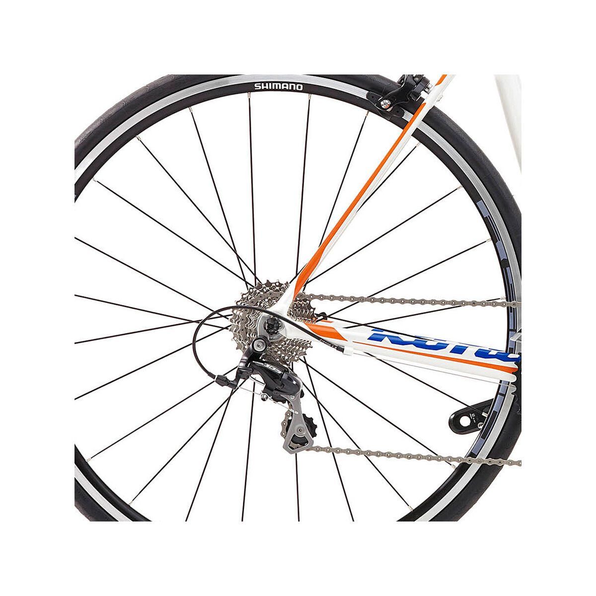 Kona Zing, matt white/orange/blue - Bild 4