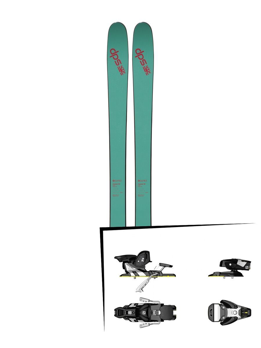 DPS Skis Set: Cassiar 95 Pure3 2016 + Salomon STH2 WTR 13 - Bild 1