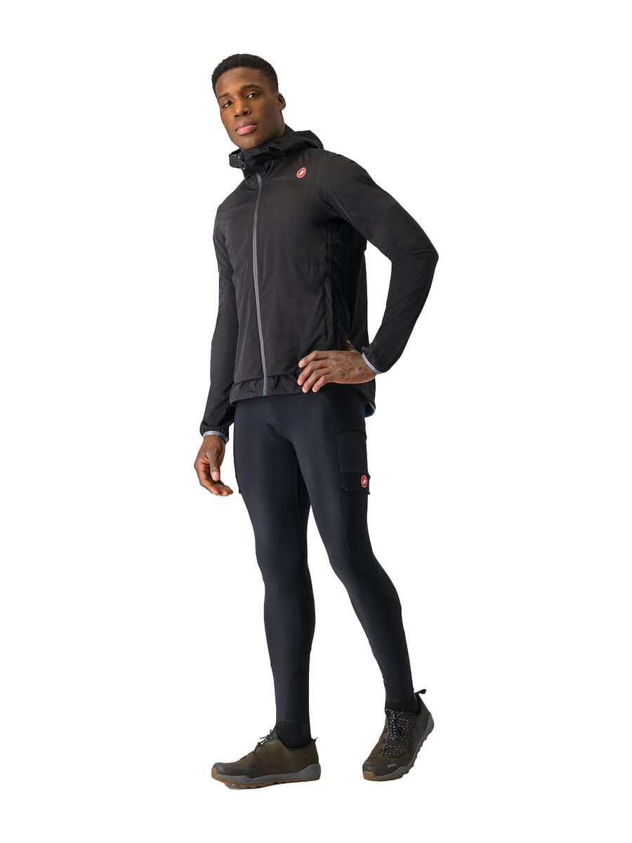 Castelli Unlimited Rain Jacket, light black - Bild 8