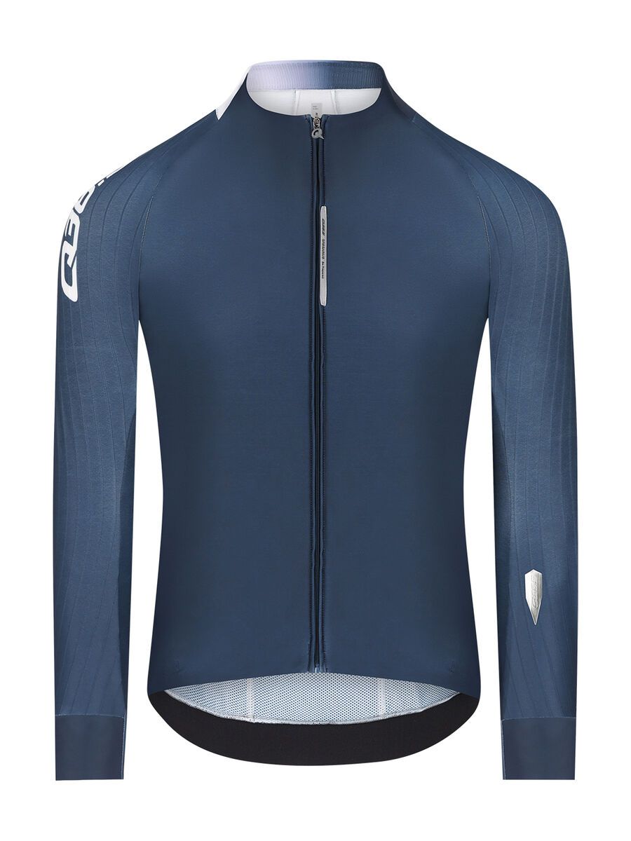 Q36.5 Gregarius Hybrid Collar Fade Long Sleeve Jersey, nautica blue - Bild 1