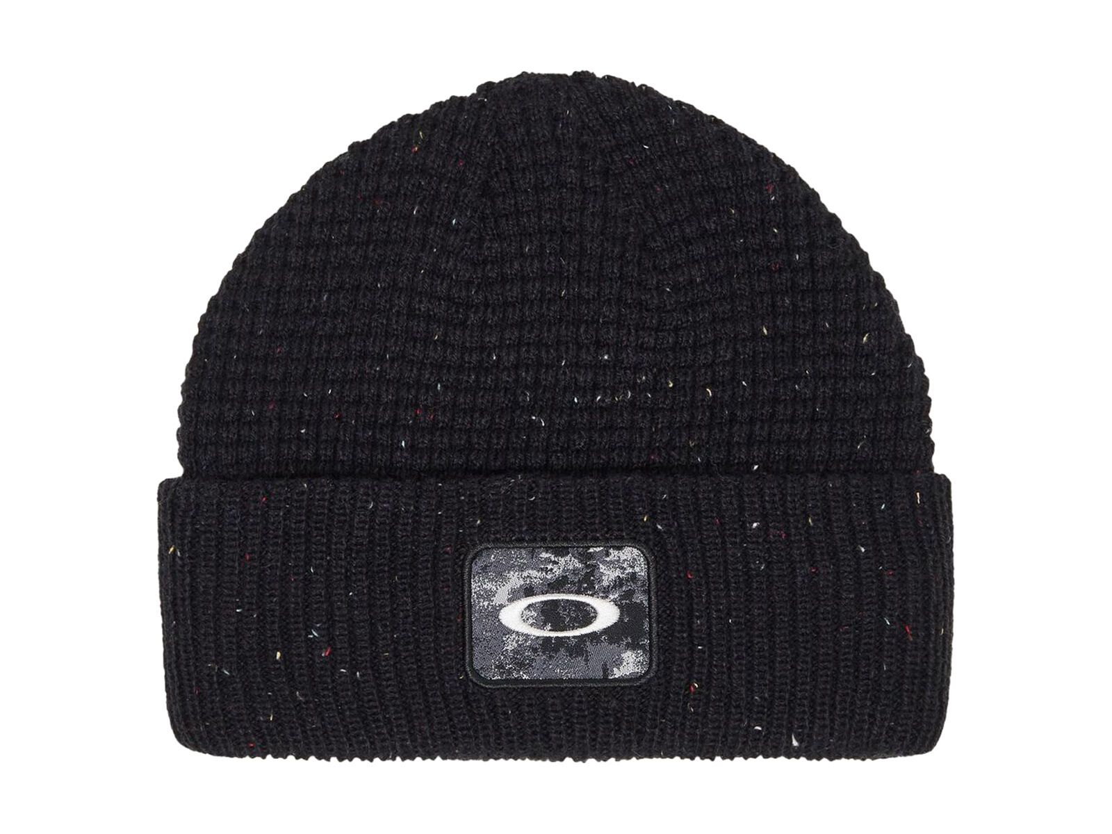 Oakley Ellipse Patch Waffle Beanie, blackout - Bild 1