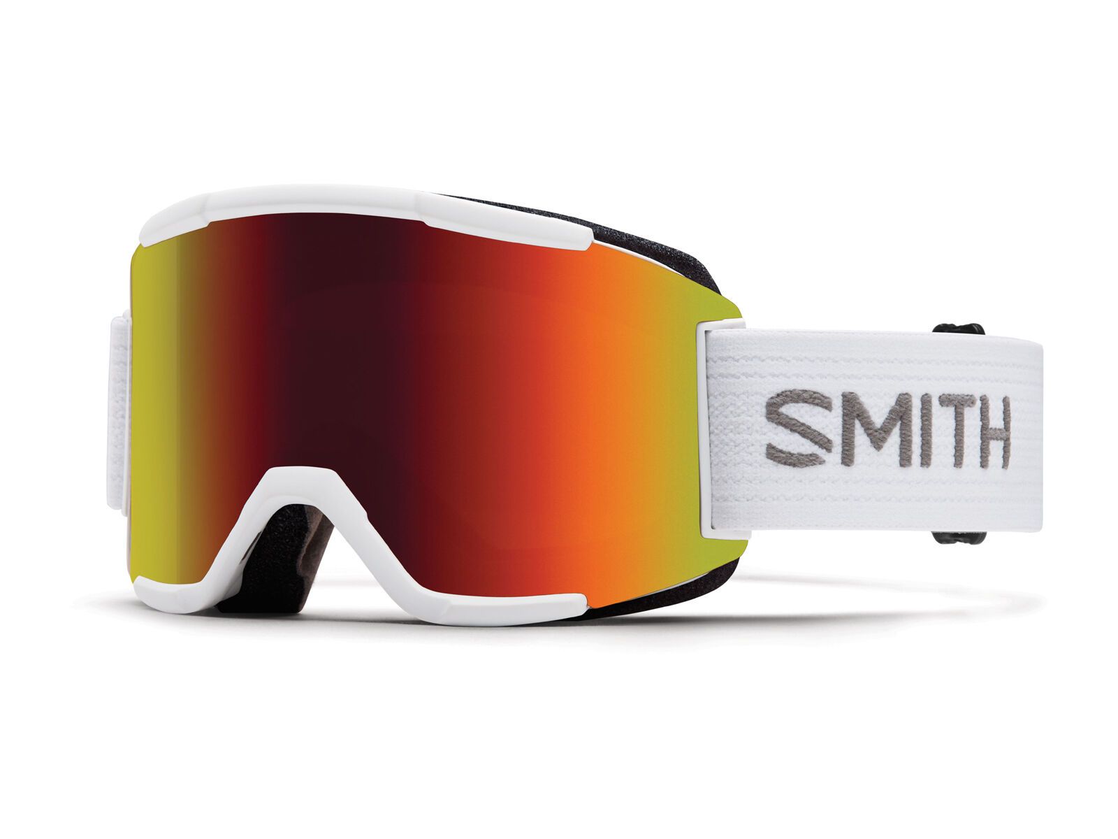 Smith Squad inkl. Wechselscheibe, white/Lens: red sol-x mirror - Bild 1