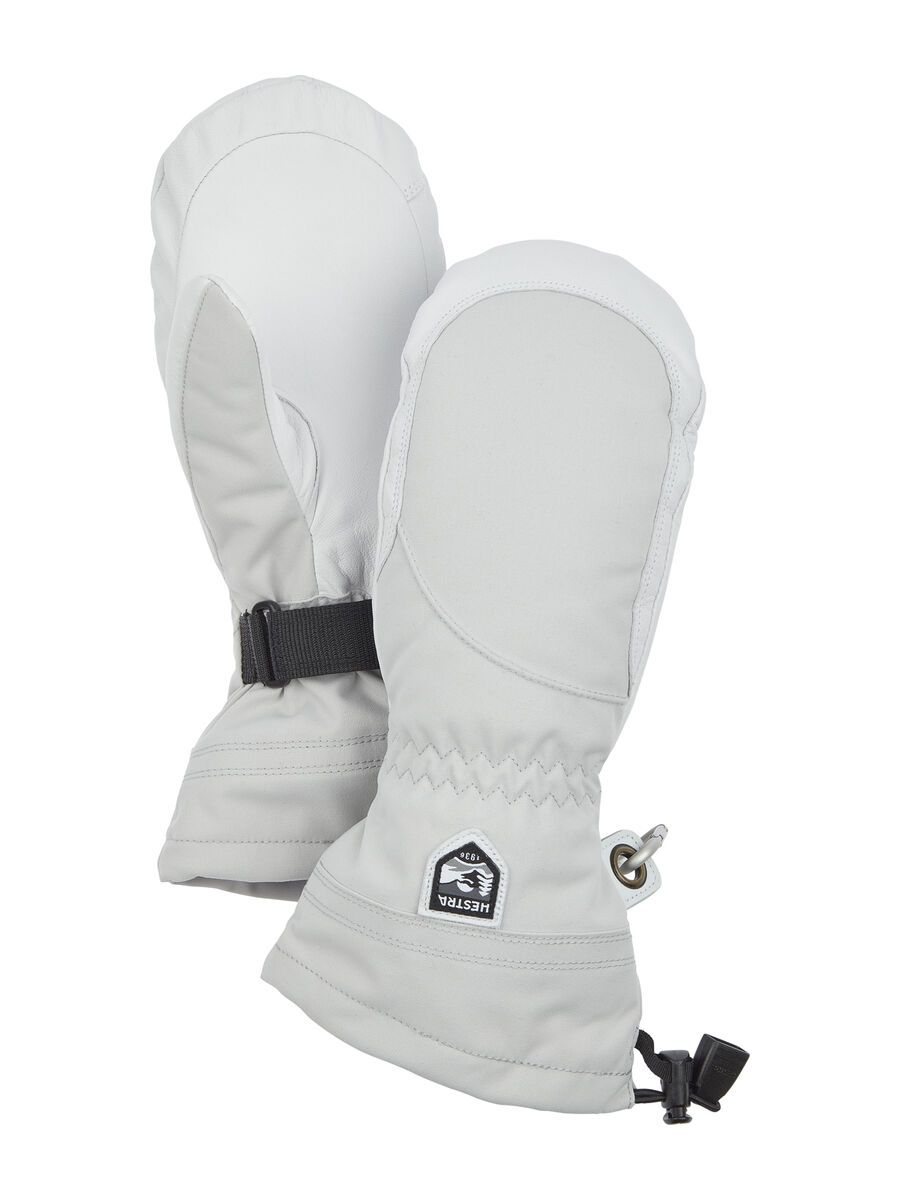 Hestra Heli Ski Female Mitt, pale grey / offwhite - Bild 1