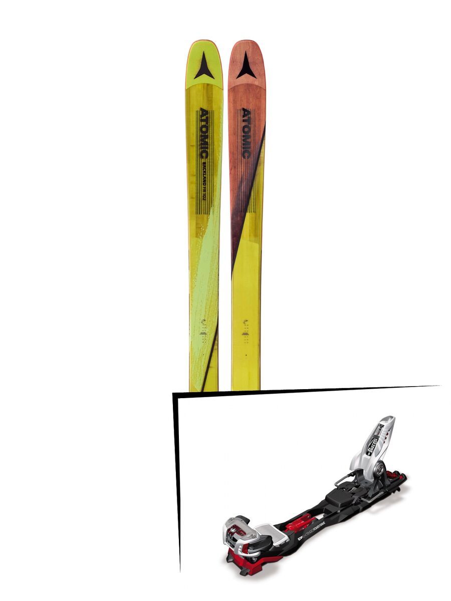 Set: Atomic Backland FR 102 2018 + Marker Baron EPF 13 black/white/red - Bild 1