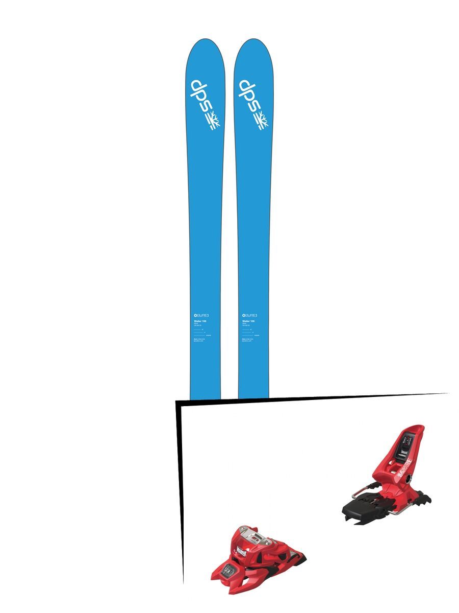 Set: DPS Skis Wailer 106 2017 + Marker Squire 11 ID (1952960) - Bild 1