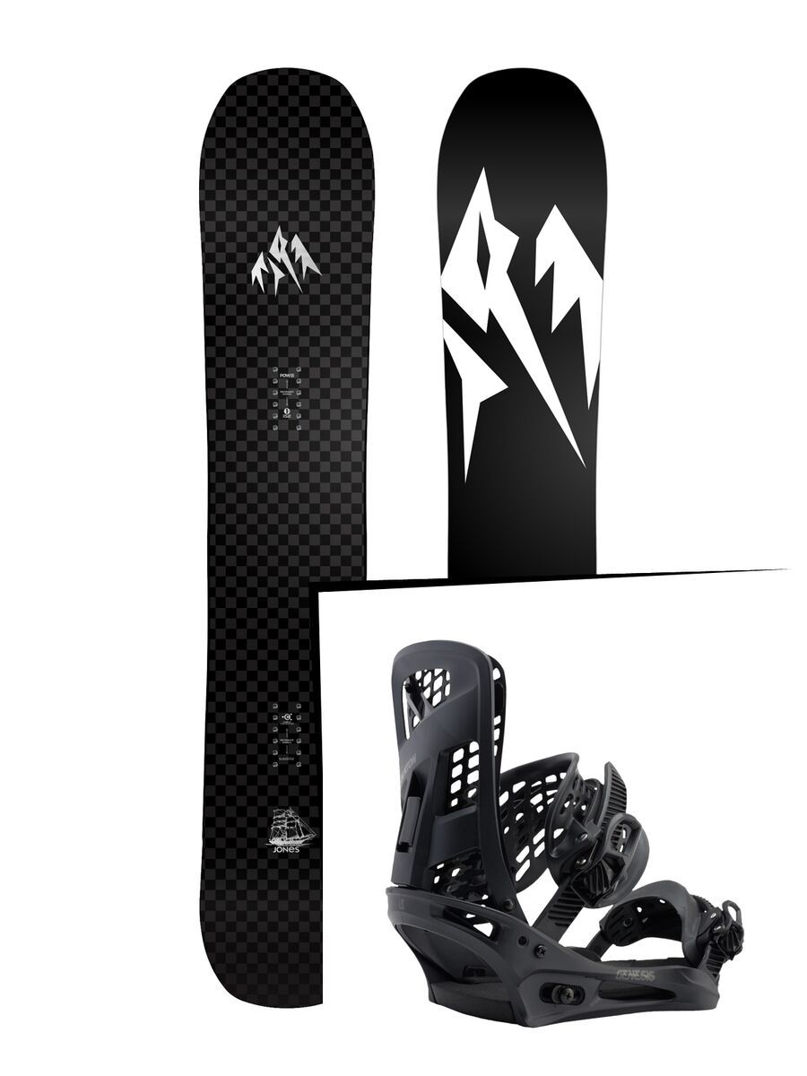 Set: Jones Carbon Flagship 2017 + Burton Genesis (1712772S) - Bild 1