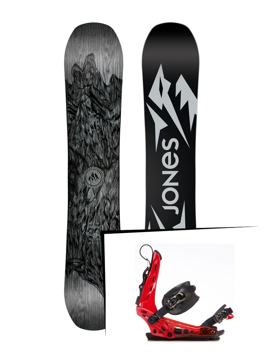 Set: Jones Ultra Mountain Twin 2019 + K2 Cinch TS (1919552S) - Bild 1