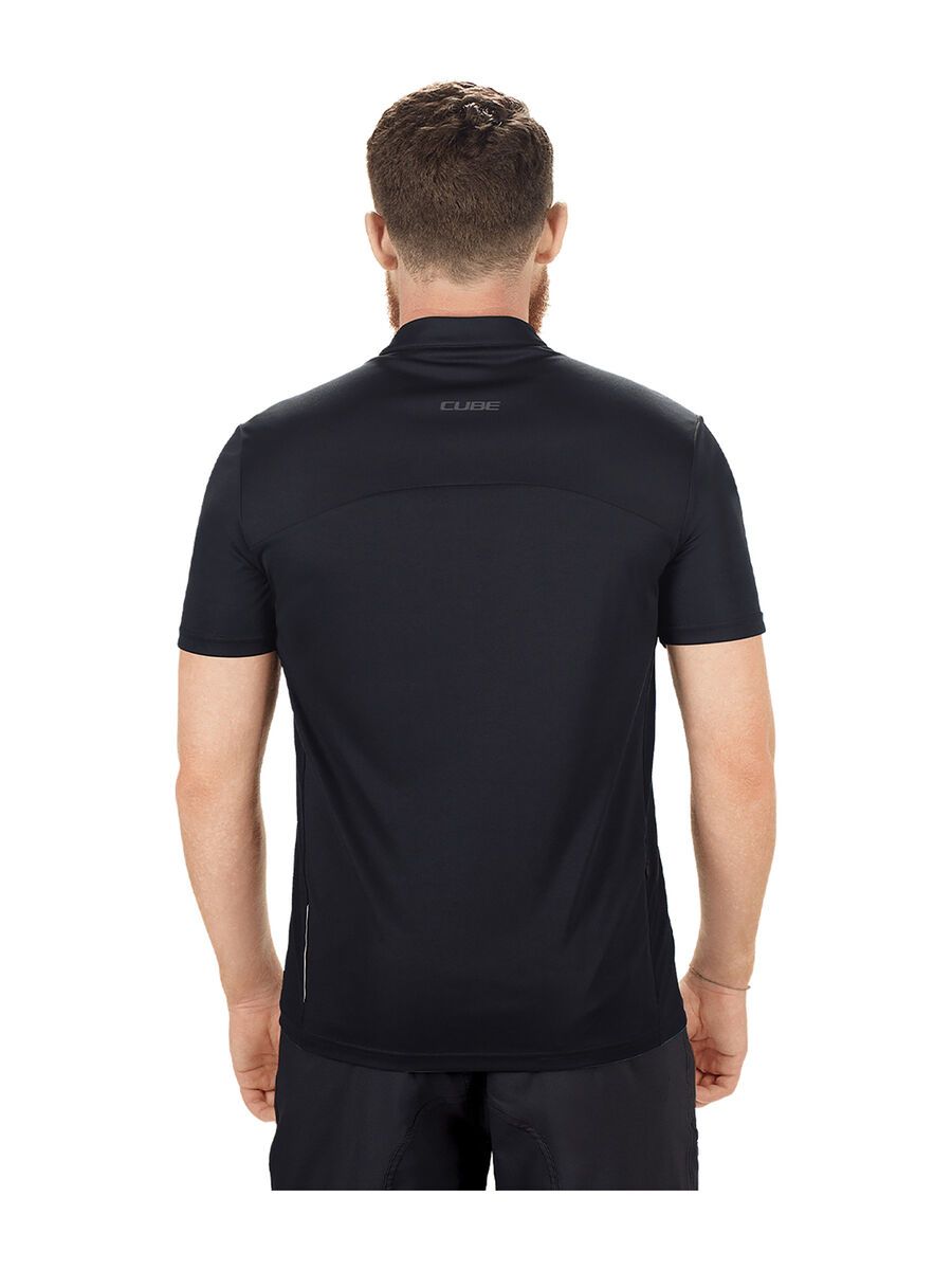 Cube Tour Core Trikot Full Zip kurzarm, black - Bild 3