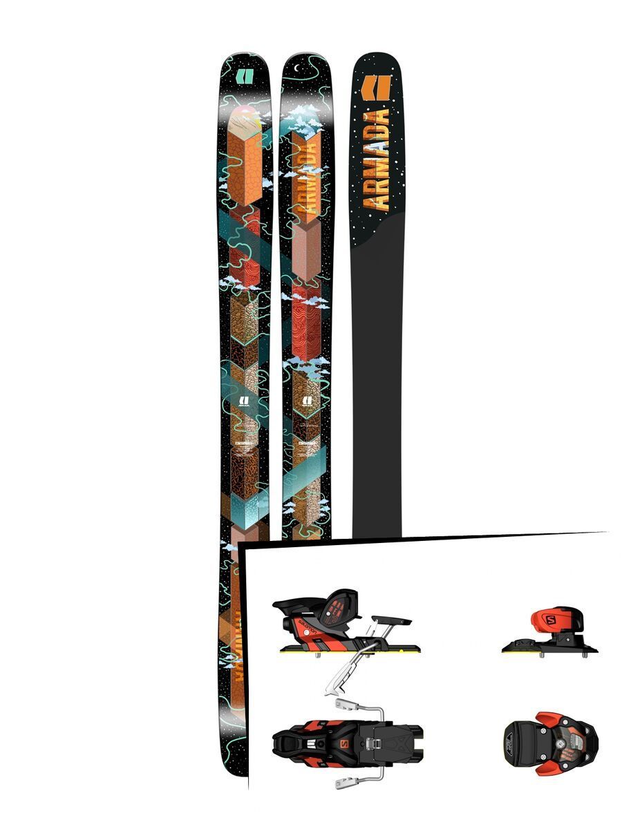 Set: Armada VJJ 2.0 2017 + Salomon Warden MNC 13 (1540102) - Bild 1