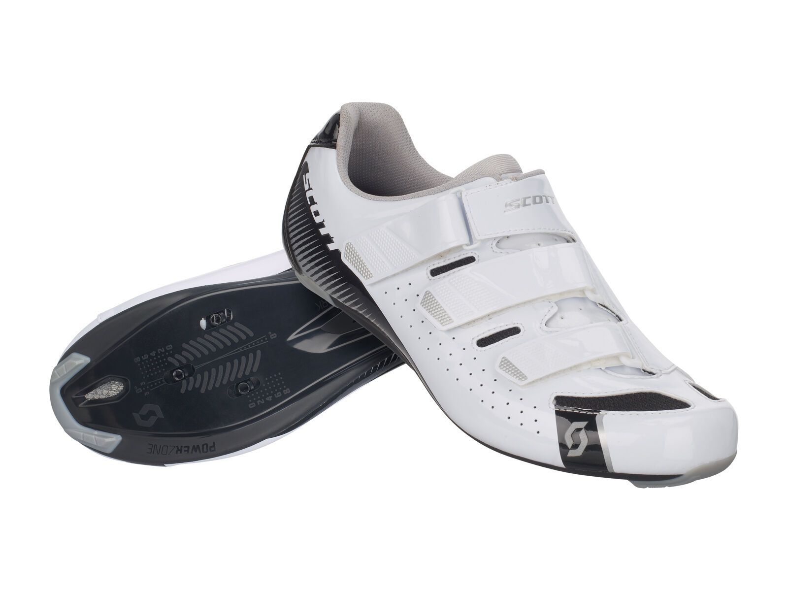 Scott Road Comp Shoe, gloss white/gloss black - Bild 1