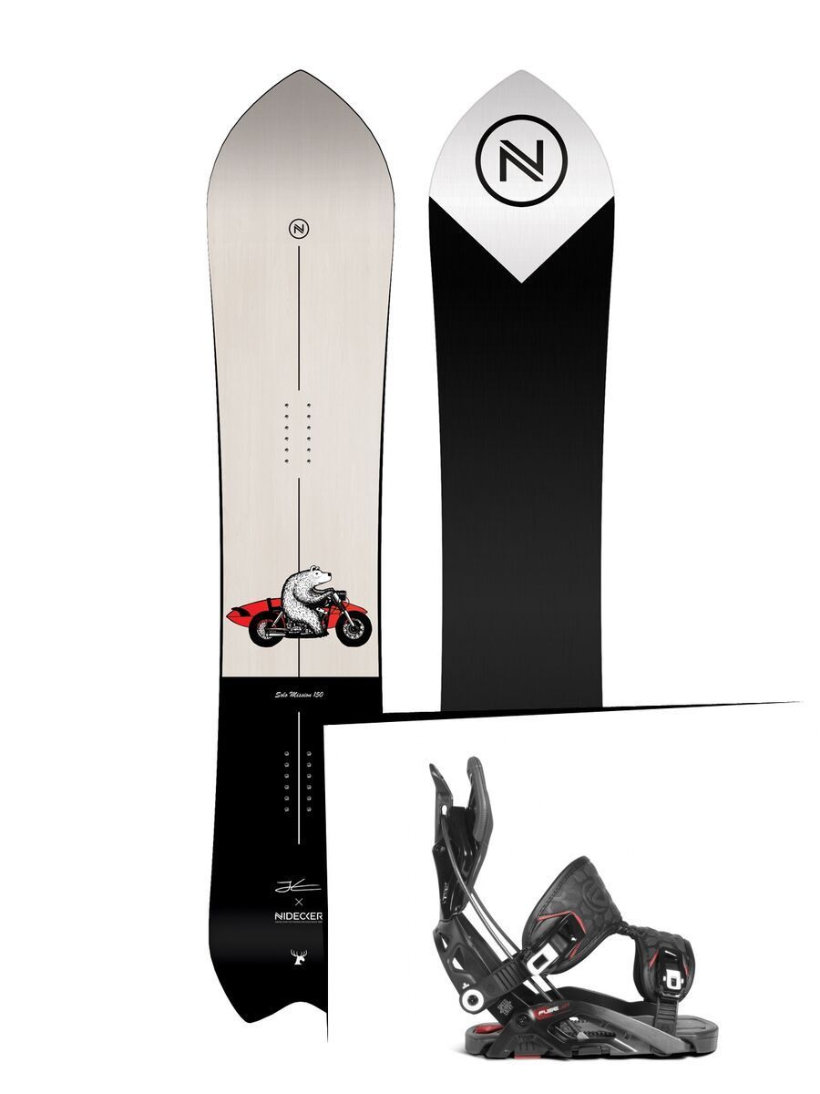Set: Nidecker Solo Mission 2019 + Flow Fuse-GT (2226530S) - Bild 1