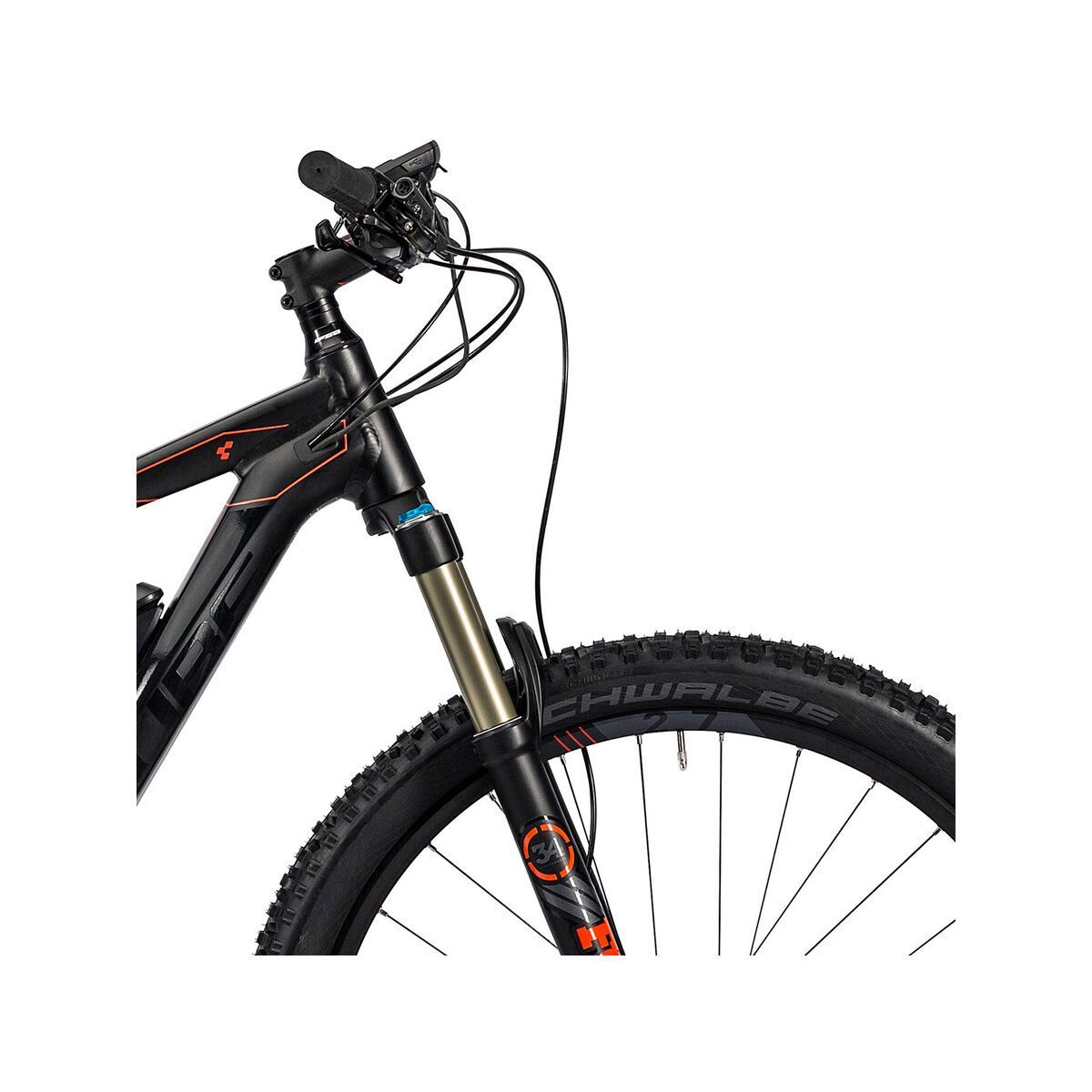 Cube Stereo Hybrid 120 HPA SL 500 27.5, black´n´flashred - Bild 5