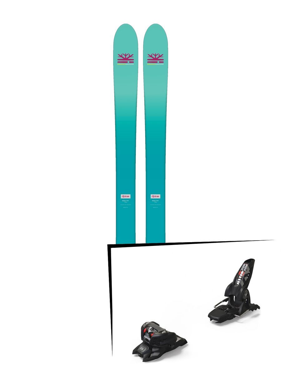 Set: DPS Skis Nina F99 Foundation 2018 + Marker Jester 16 ID black - Bild 1