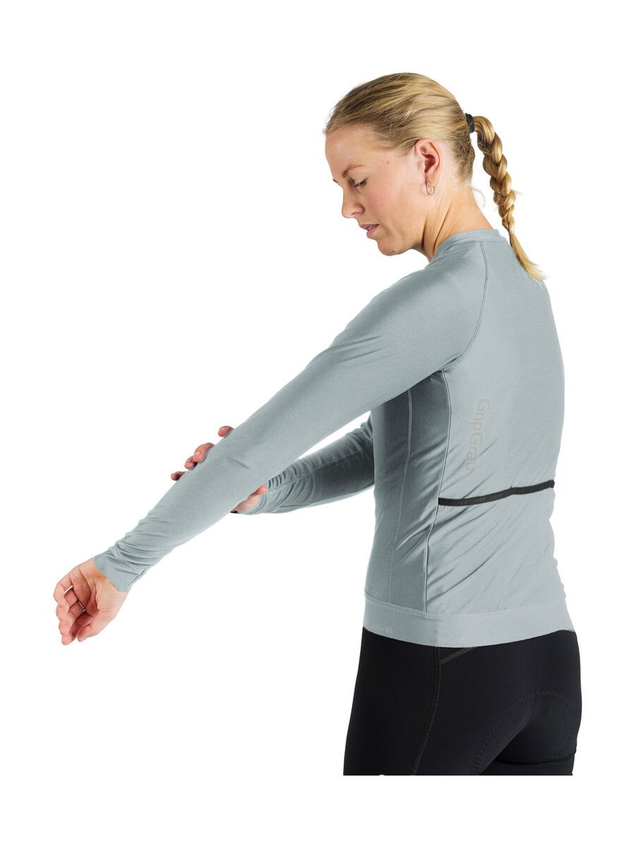 GripGrab Women's PACR Long Sleeve Jersey, light blue - Bild 6