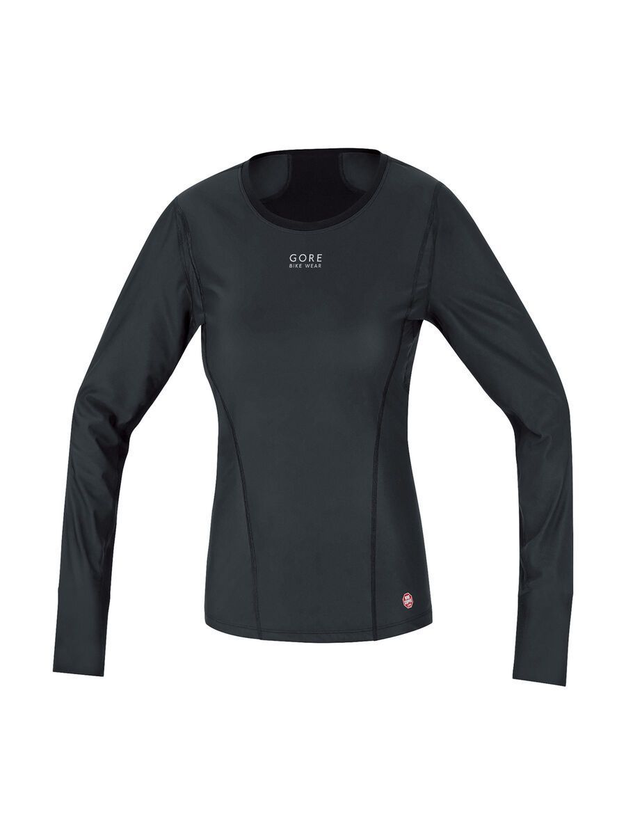 Gore Bike Wear Base Layer Windstopper Lady Thermo Shirt Lang, black - Bild 1