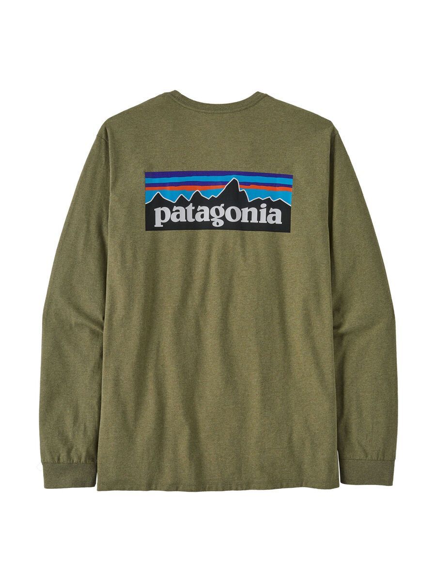 Patagonia Men's Long-Sleeved P-6 Logo Responsibili-Tee, buckhorn green - Bild 2