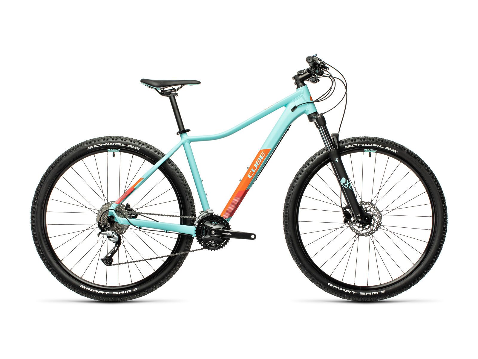 Cube Access WS Pro 27.5, iceblue´n´orange - Bild 1