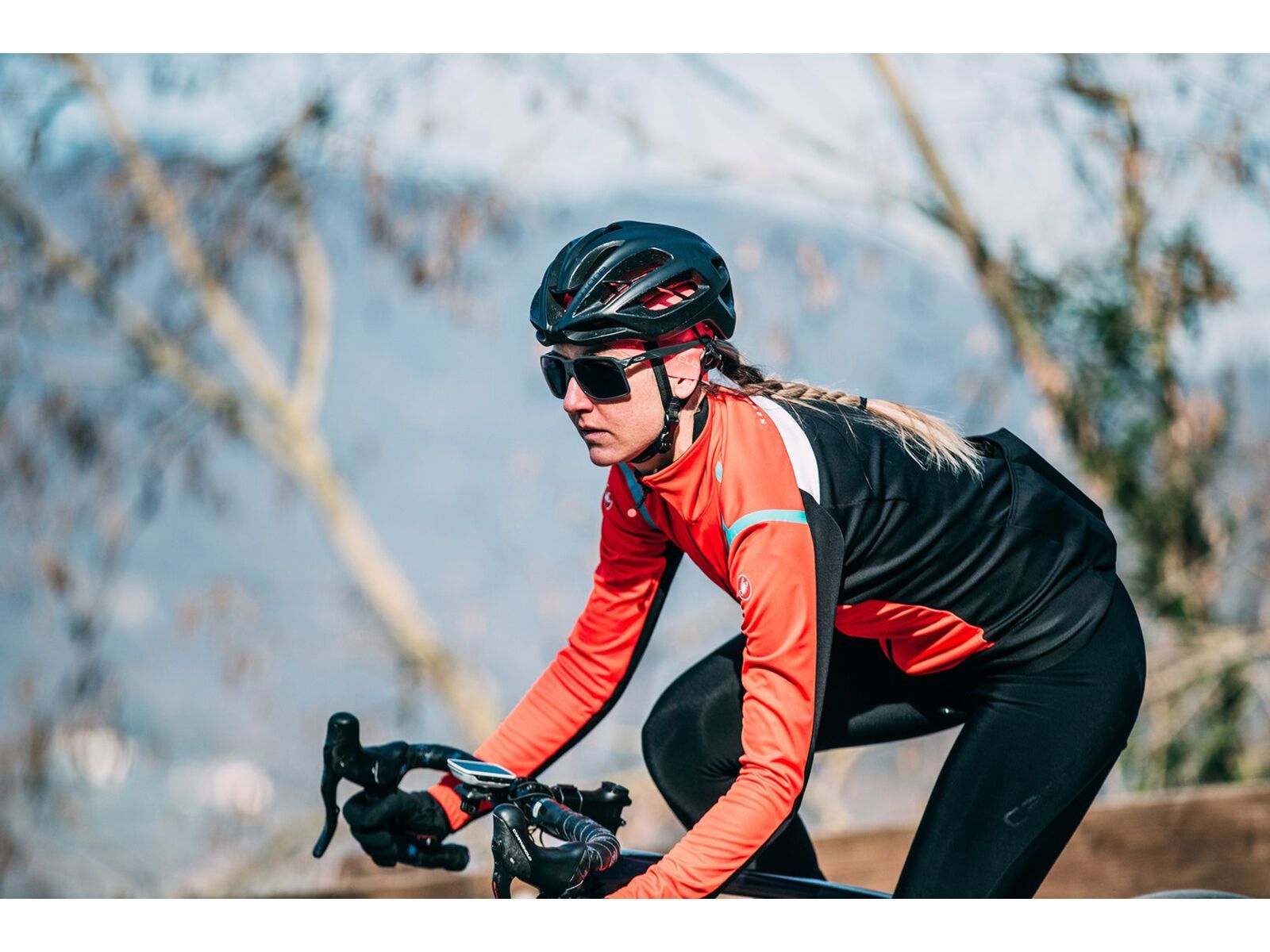 Castelli Alpha RoS 2 W Light Jacket, fiery red/black-celeste - Bild 13