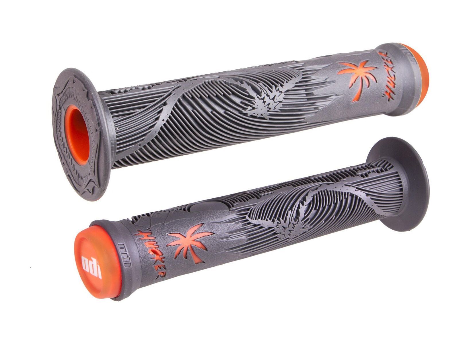 ODI Hucker Signature BMX Grips, graphit/orange - Bild 1