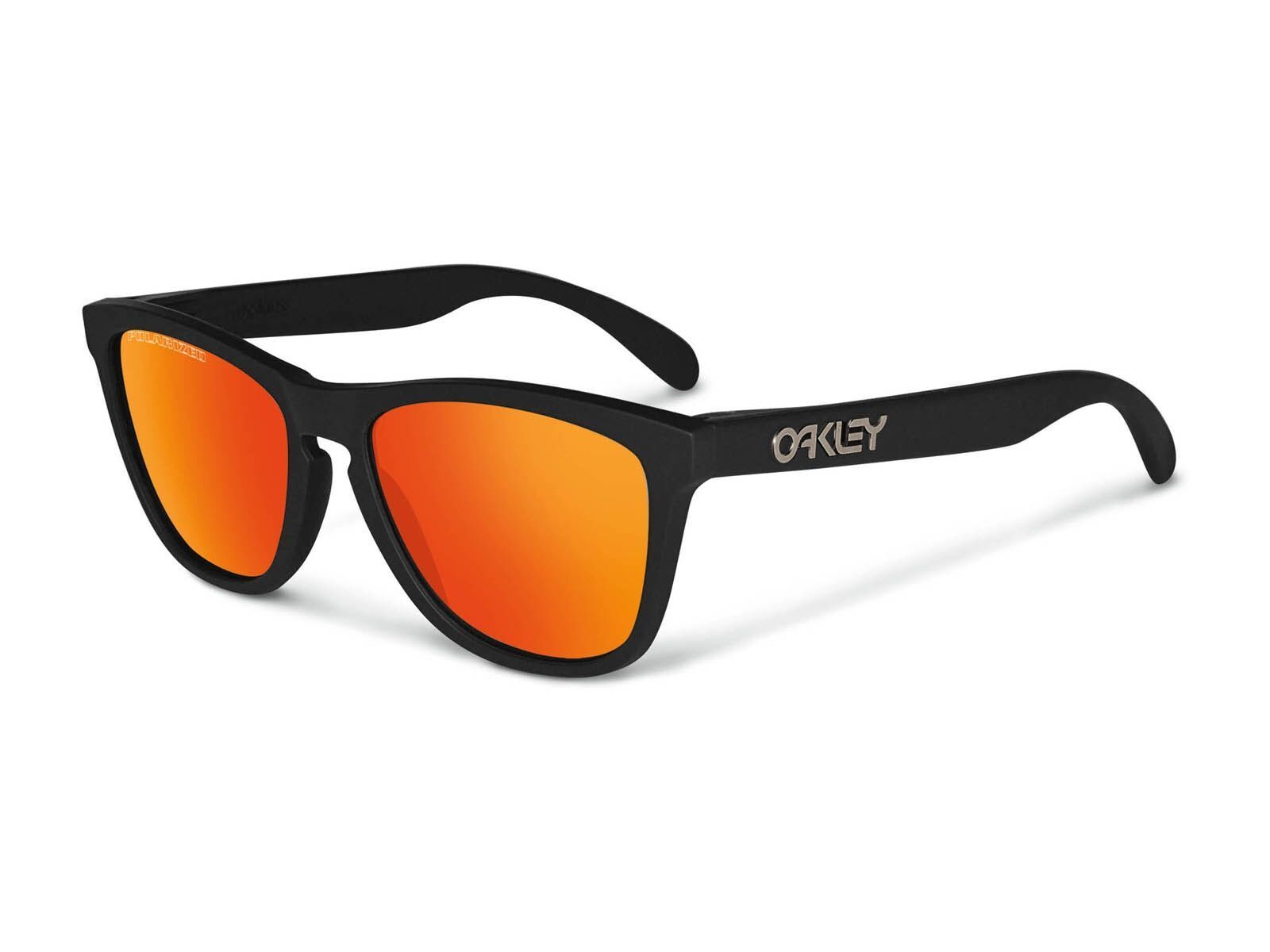 Oakley Frogskins, Matte Black/Ruby Iridium Polarized - Bild 1