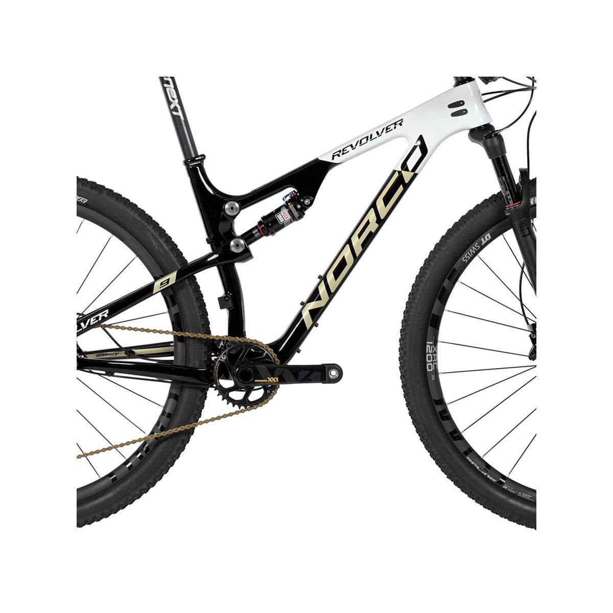 Norco Revolver FS 9 XX1, black/white/gold - Bild 3
