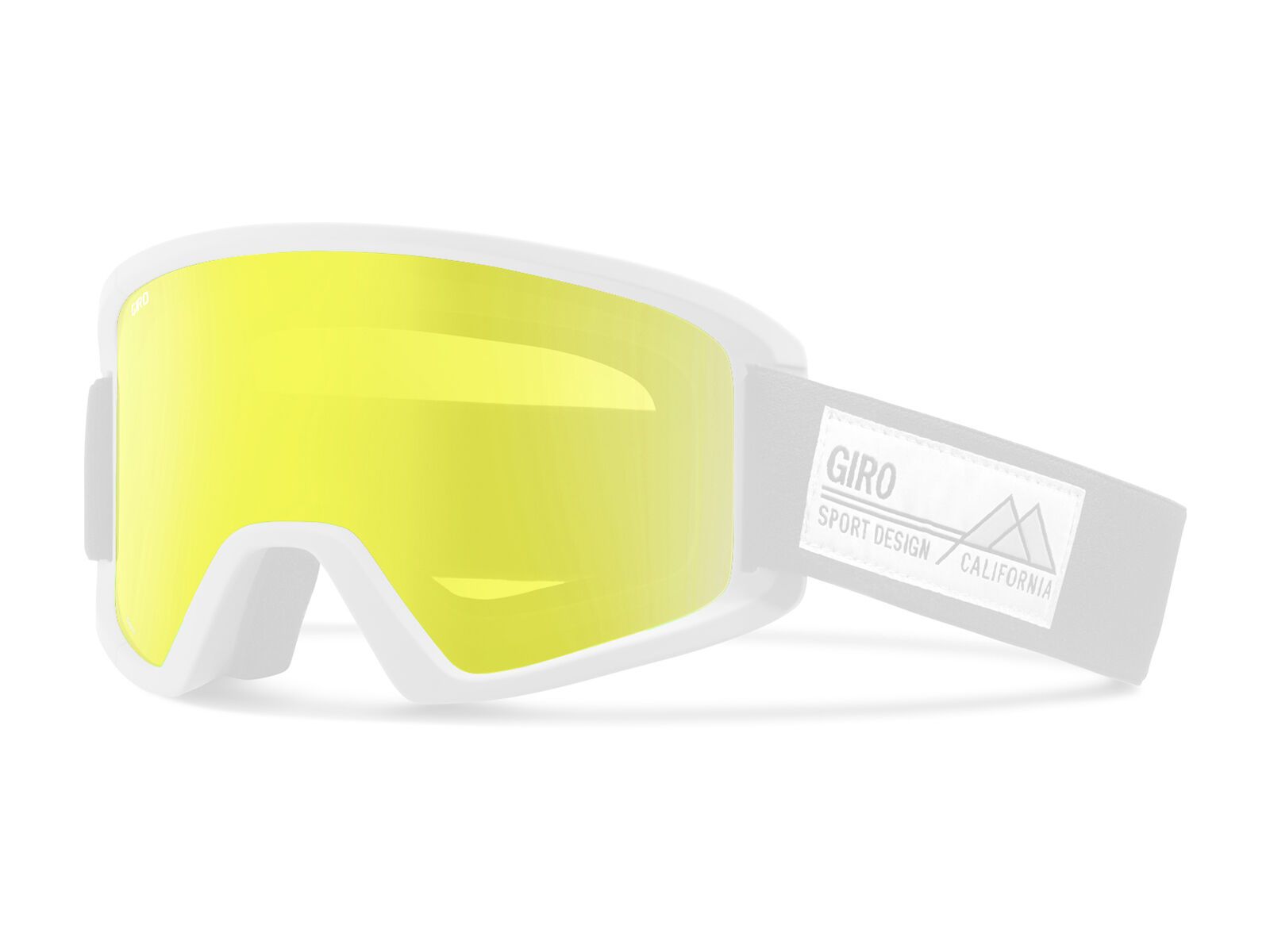 Giro Semi + Spare Lens, bright green frame pop/loden yellow+yellow - Bild 2