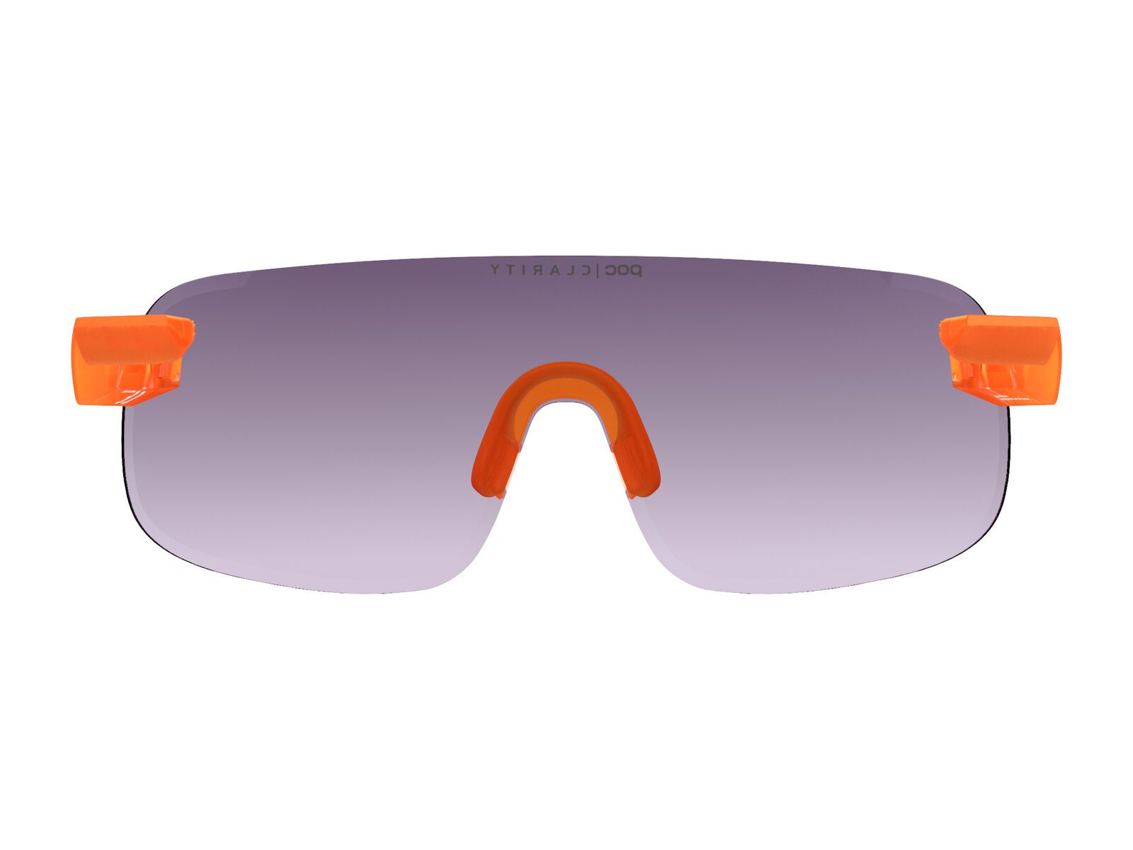 POC Elicit Clarity Road Gold, fluorescent orange transl. - Bild 4