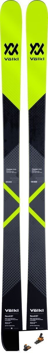 Set: Völkl Revolt 87 2019 + Salomon Warden MNC 13 saffron/black - Bild 1