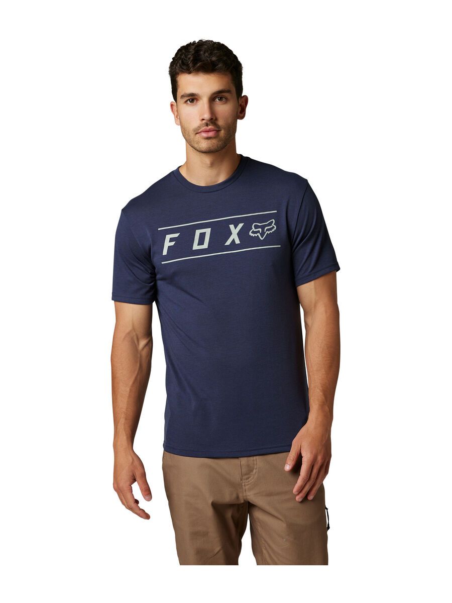 Fox Pinnacle SS Tech Tee, heather deep cobalt - Bild 1