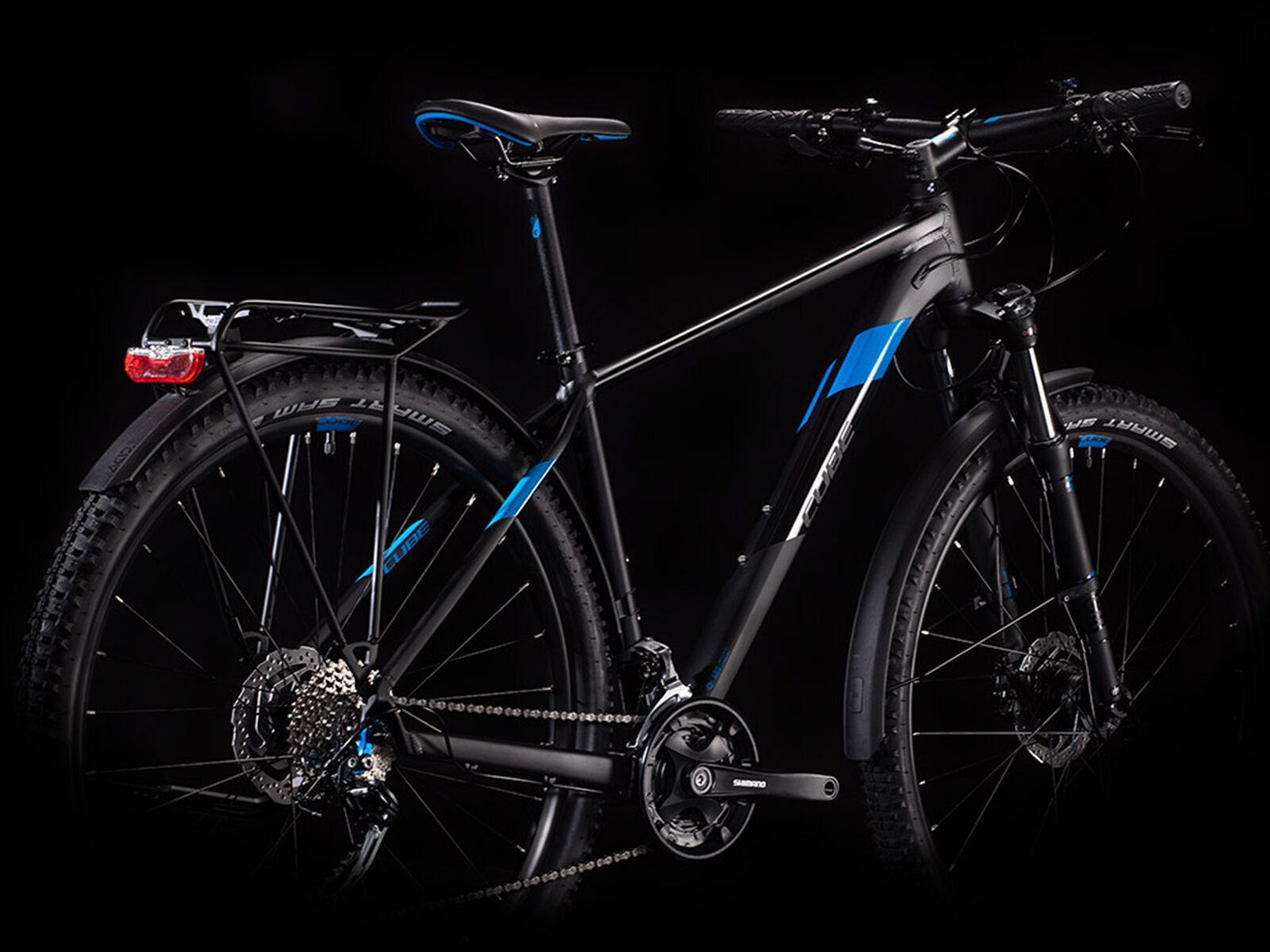 Cube Aim SL Allroad 29, black´n´blue - Bild 2