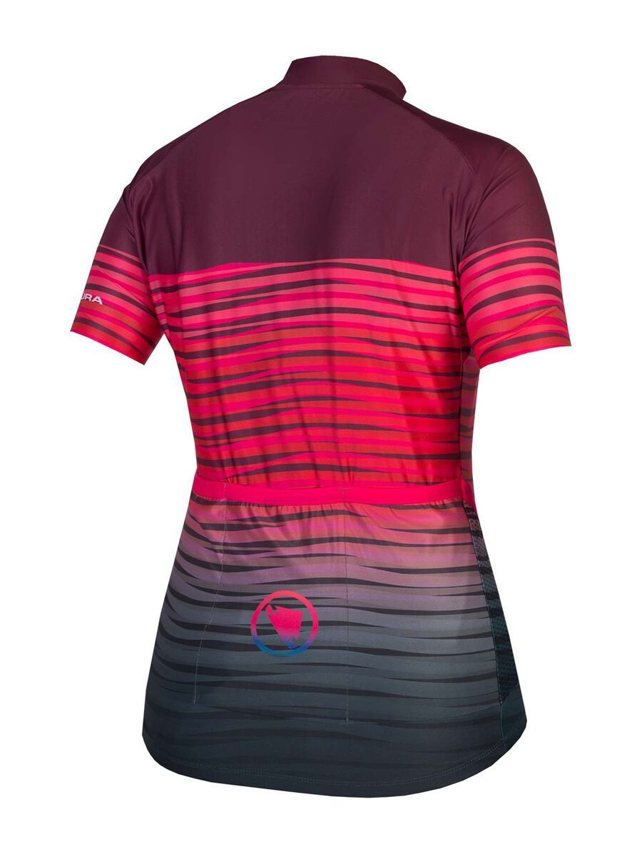Endura Wms PT S/S Jersey LTD Wave, maulbeere - Bild 2