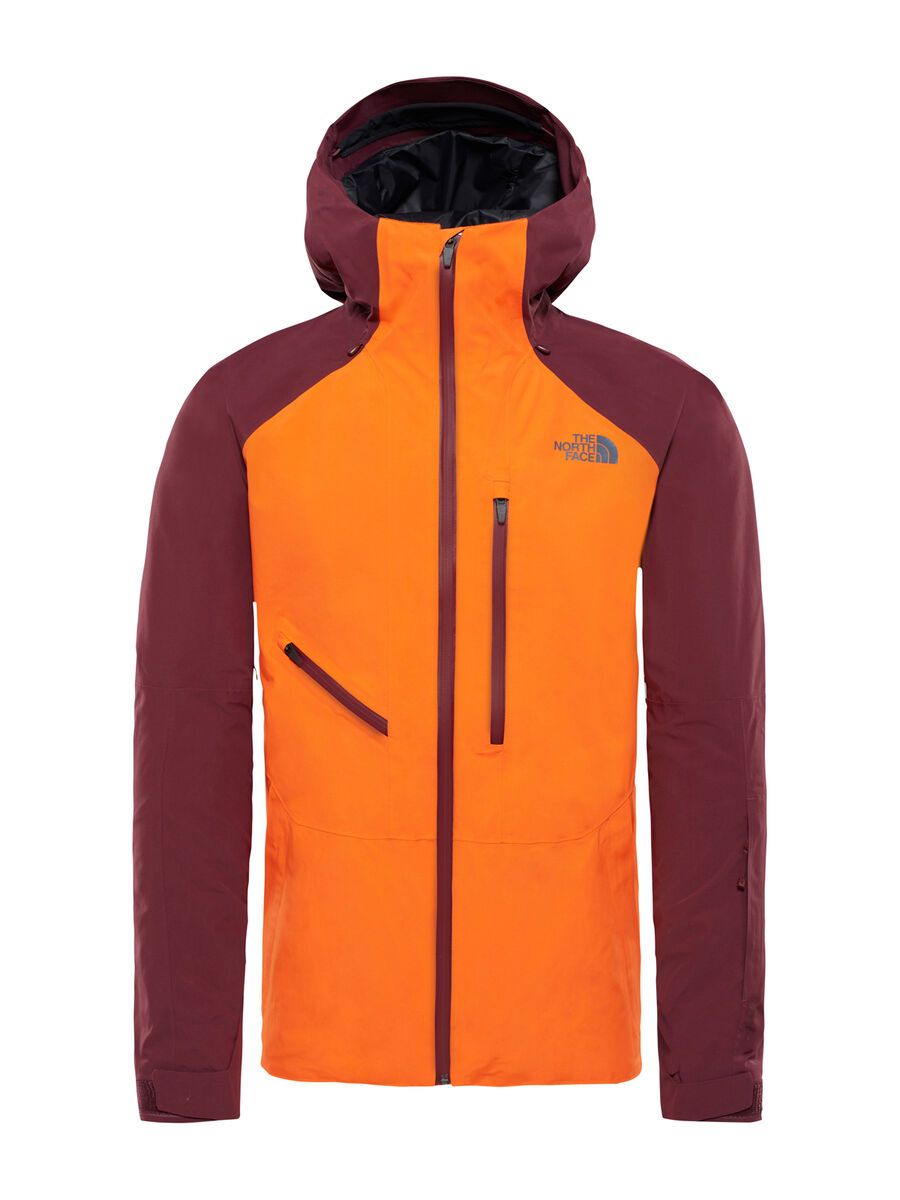 The North Face Mens Lostrail Jacket, persian orange/fig - Bild 1