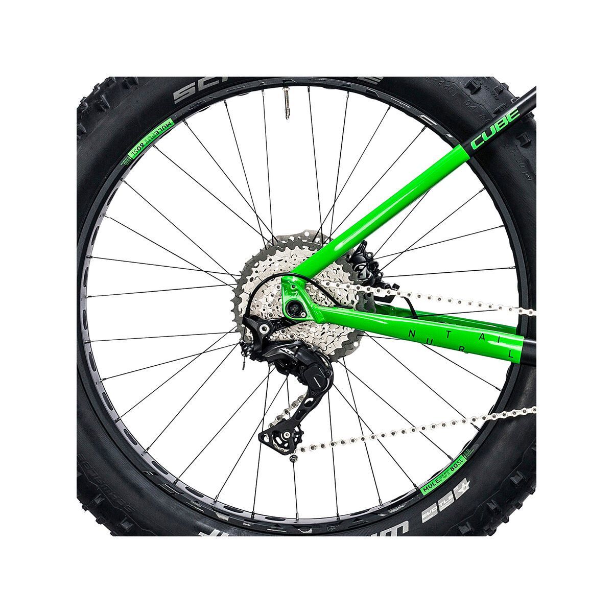 Cube Nutrail Hybrid 500, black´n´green - Bild 4