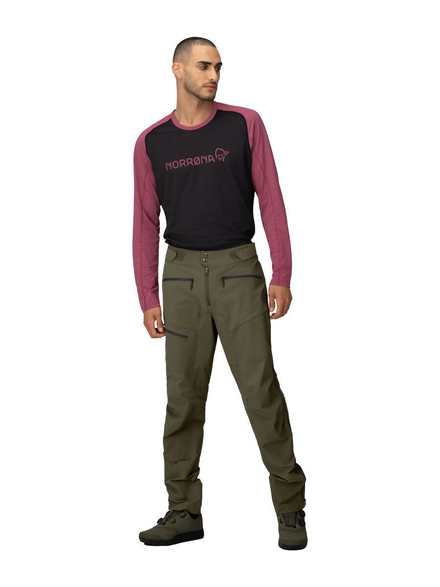 Norrona fjørå flex1 Pants M's, olive night - Bild 3