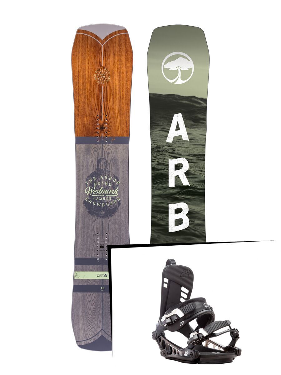 Set: Arbor Westmark Camber 2017 + K2 Cinch CTX (1728771S) - Bild 1