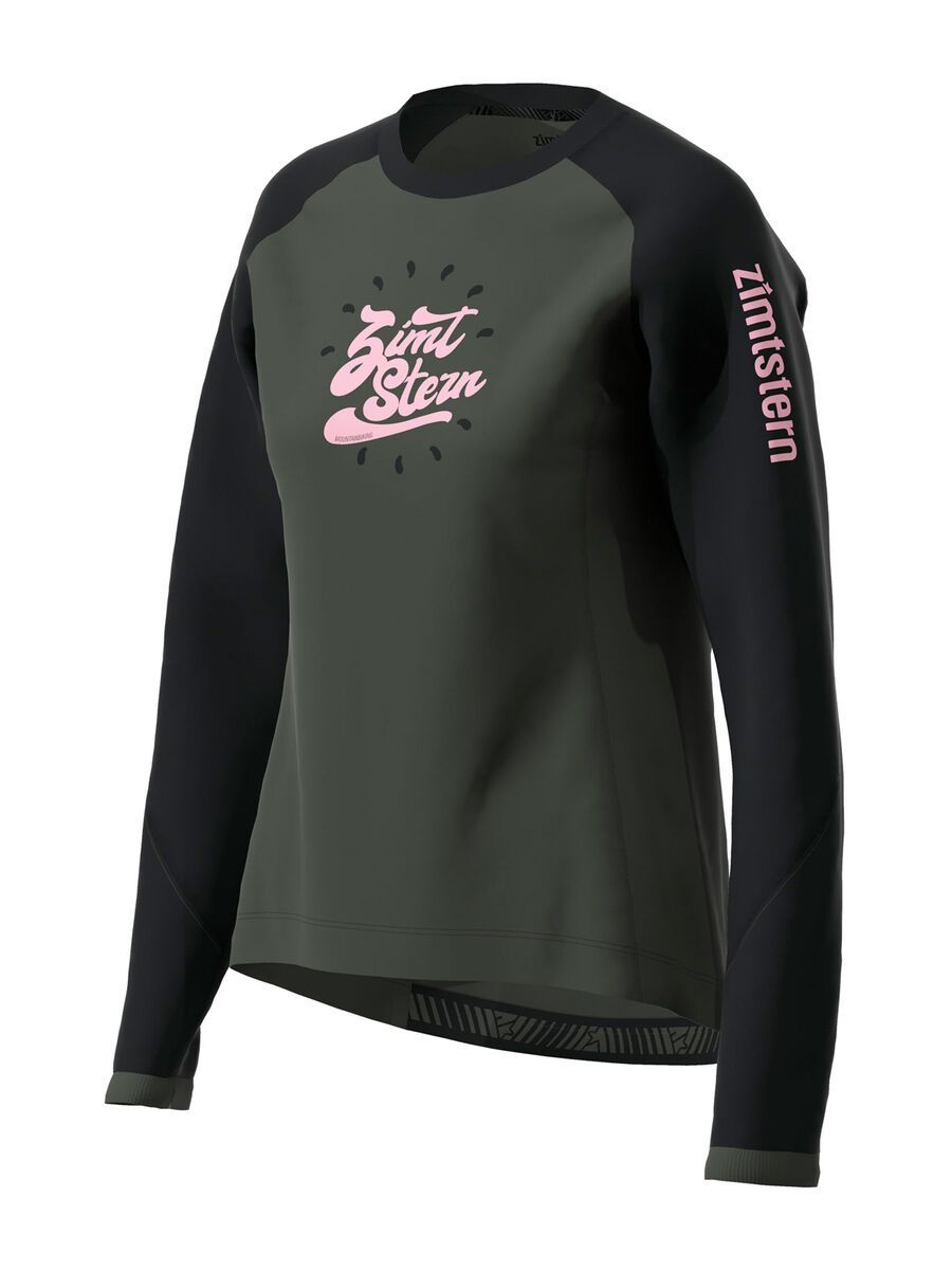Zimtstern PureFlowz Shirt LS Women, gun metal/pirate black - Bild 2