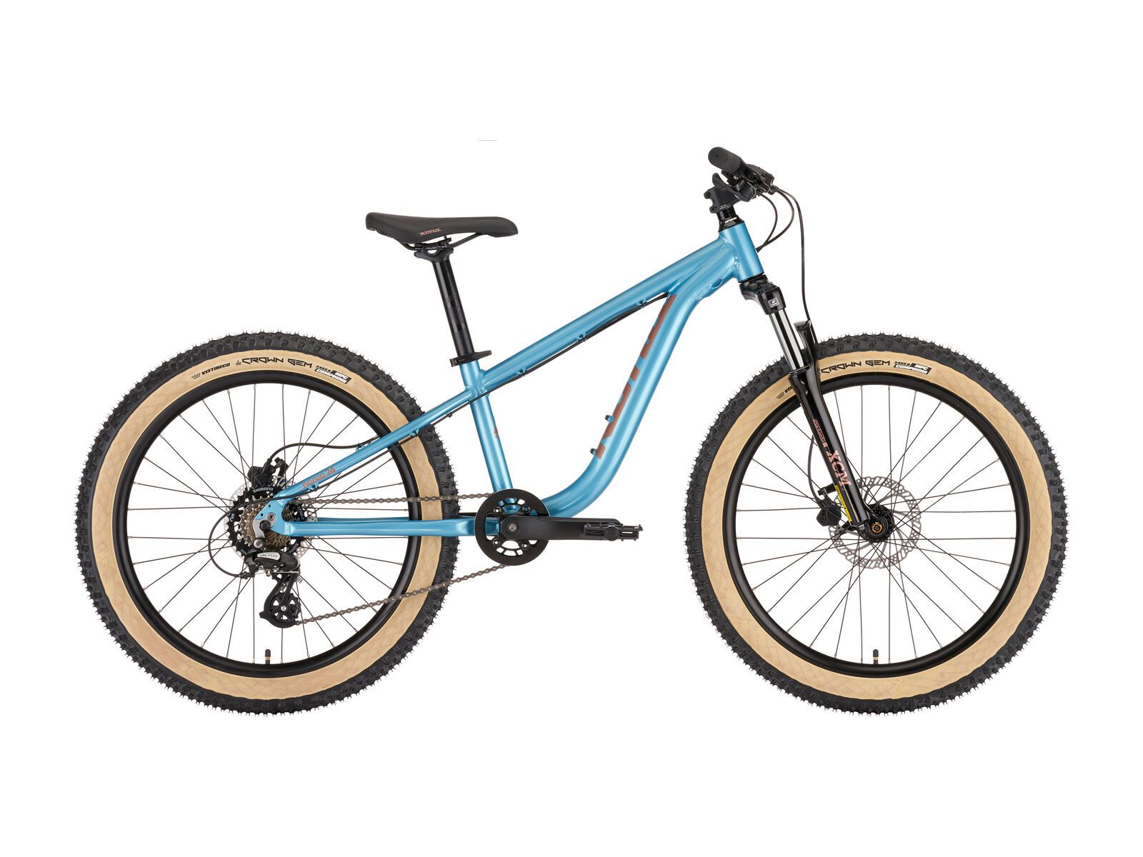Kona Honzo 24, gloss metallic blue w/ metallic bronze decals - Bild 1