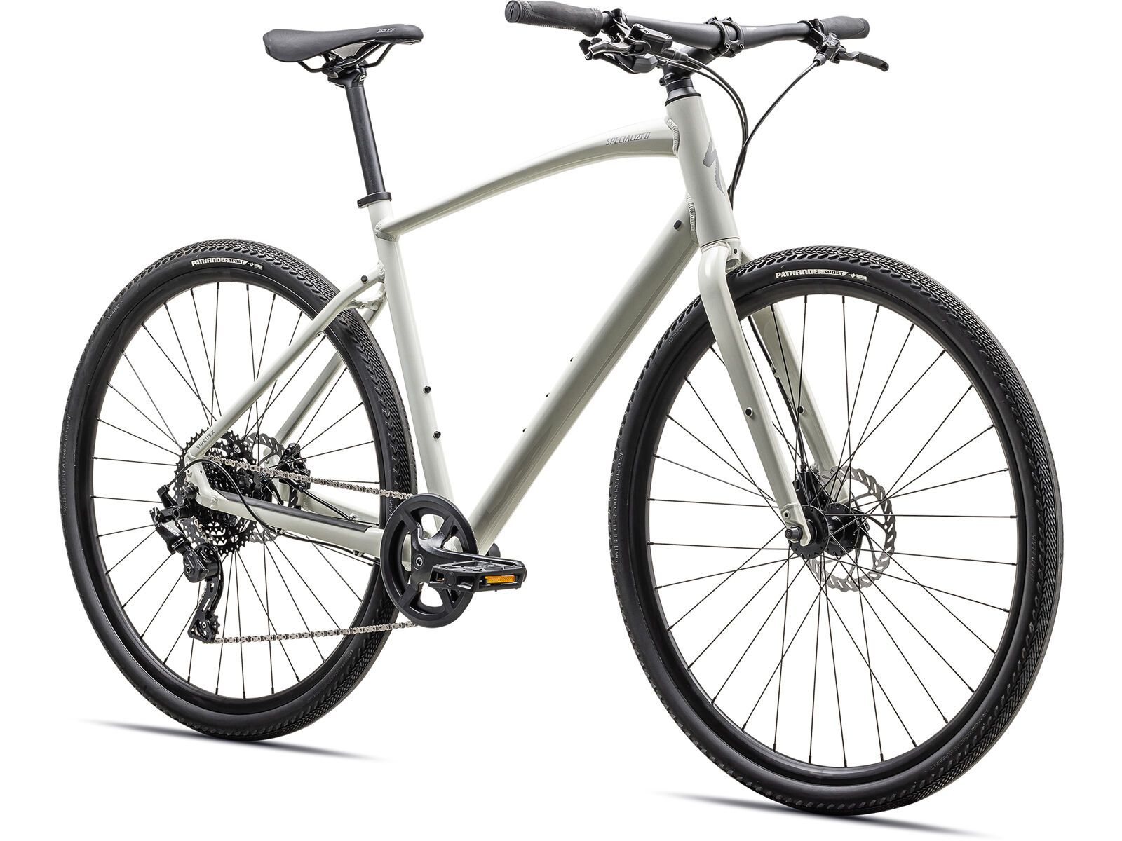 Specialized Sirrus X 2.0, gloss dune white/dove grey reflective - Bild 2